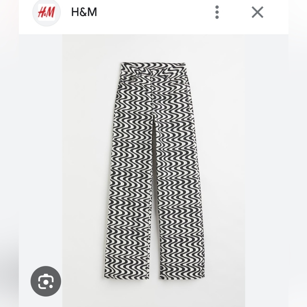 Wide Leg Twill Pants